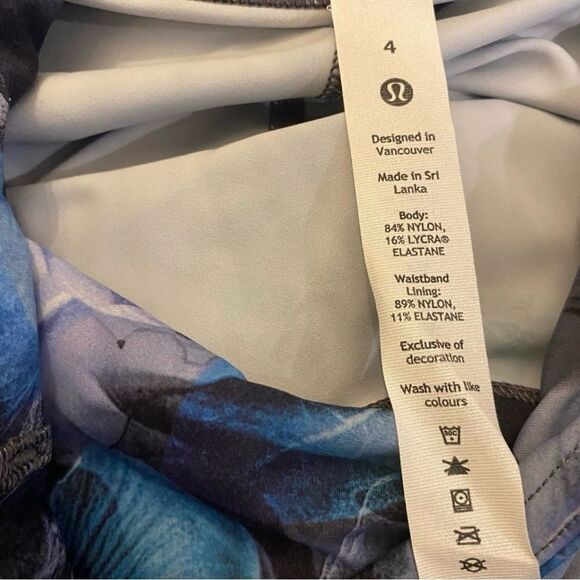 Lululemon Fast and Free High-Rise Tight 25" in Luminescent Floral Multi - Picture 8 of 10